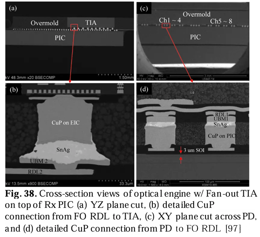 光學發(fā)動機的橫截面視圖