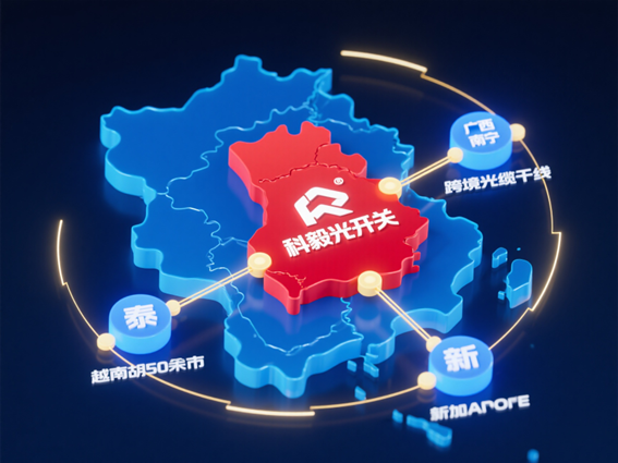 中國-東盟跨境光纜網(wǎng)絡光開關(guān)部署節(jié)點