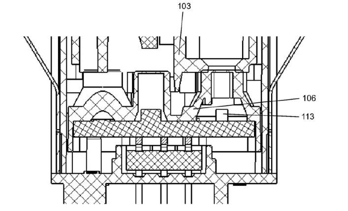導(dǎo)電橡膠壓頭示意圖LED光源安裝空間設(shè)計(jì)圖 導(dǎo)電橡膠壓頭示意圖LED光源安裝空間設(shè)計(jì)圖