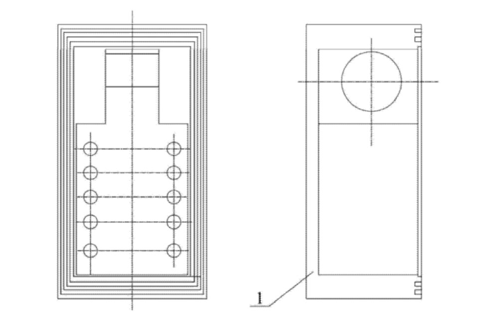 1×2機(jī)械式T型保偏光開關(guān)密封盒體設(shè)計(jì)圖  - 廣西科毅光通信