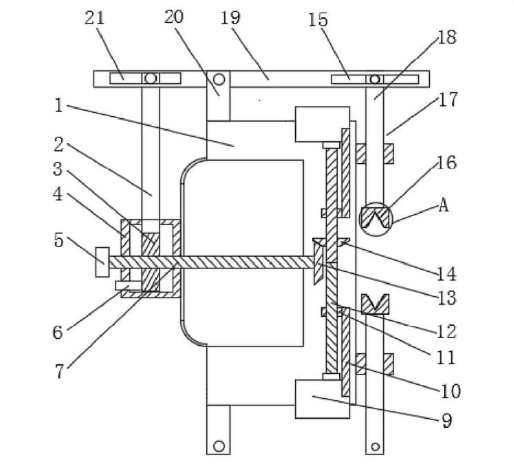 光開關(guān)專用電涌保護(hù)器整體結(jié)構(gòu)示意圖 - 廣西科毅光通信