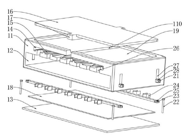 磁光開關(guān)混合器件爆炸圖限位結(jié)構(gòu)細節(jié)科毅光通信  - 廣西科毅光通信