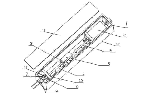根據(jù)本實(shí)用新型電控光可調(diào)光纖延遲線示意圖