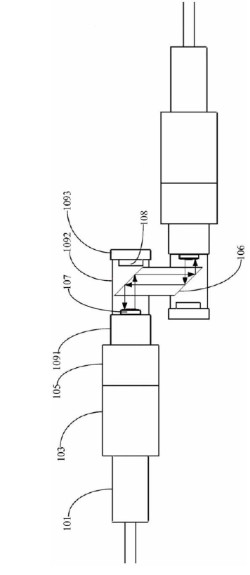 科毅光通信2*2機械式光開關(guān)反射棱鏡置入凹槽光路