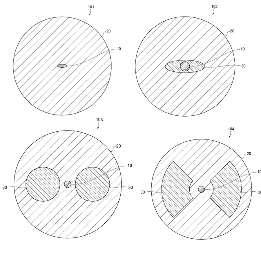 傳統(tǒng)保偏光纖剖視圖 - 廣西科毅光通信