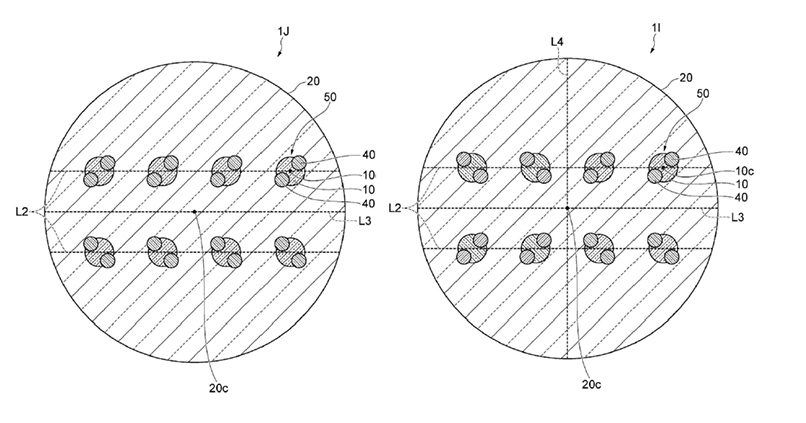 多纖芯保偏光纖剖視圖 - 廣西科毅光通信