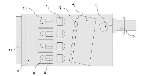 傳統(tǒng)多通道光器件設(shè)計(jì)圖 - 廣西科毅光通信