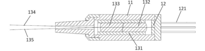 雙纖準直器內(nèi)部組件分布 - 廣西科毅光開關(guān)
