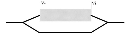 傳統(tǒng)單電極回路光衰減器結(jié)構(gòu)示意圖