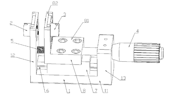 FC機(jī)械式光衰減器結(jié)構(gòu)示意圖 - 廣西科毅光通信