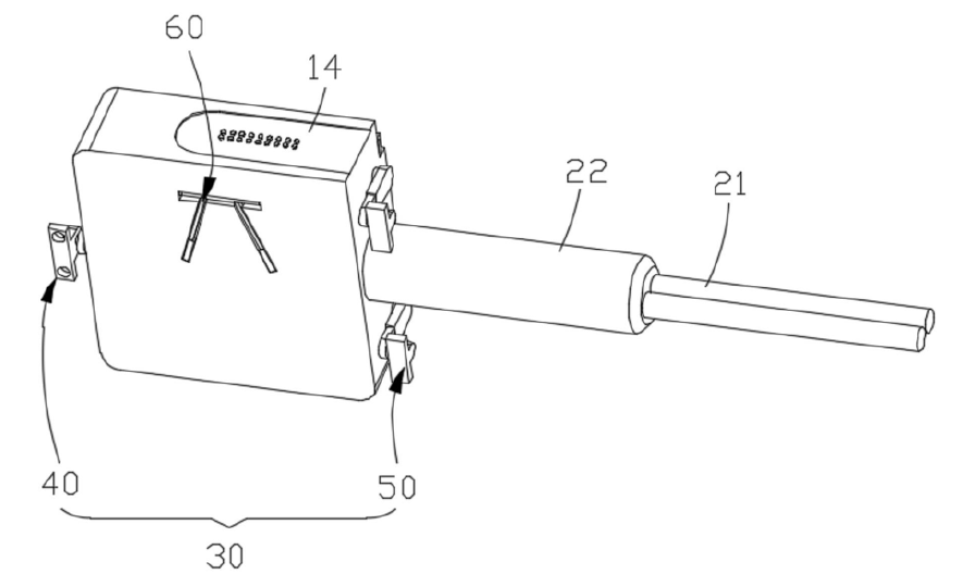 光開關雙側固定組件布局圖 - 廣西科毅光通信
