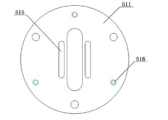 二氧化碳激光光開關(guān)調(diào)節(jié)角度鏡座結(jié)構(gòu)主視圖 二氧化碳激光光開關(guān)調(diào)節(jié)角度鏡座結(jié)構(gòu)主視圖